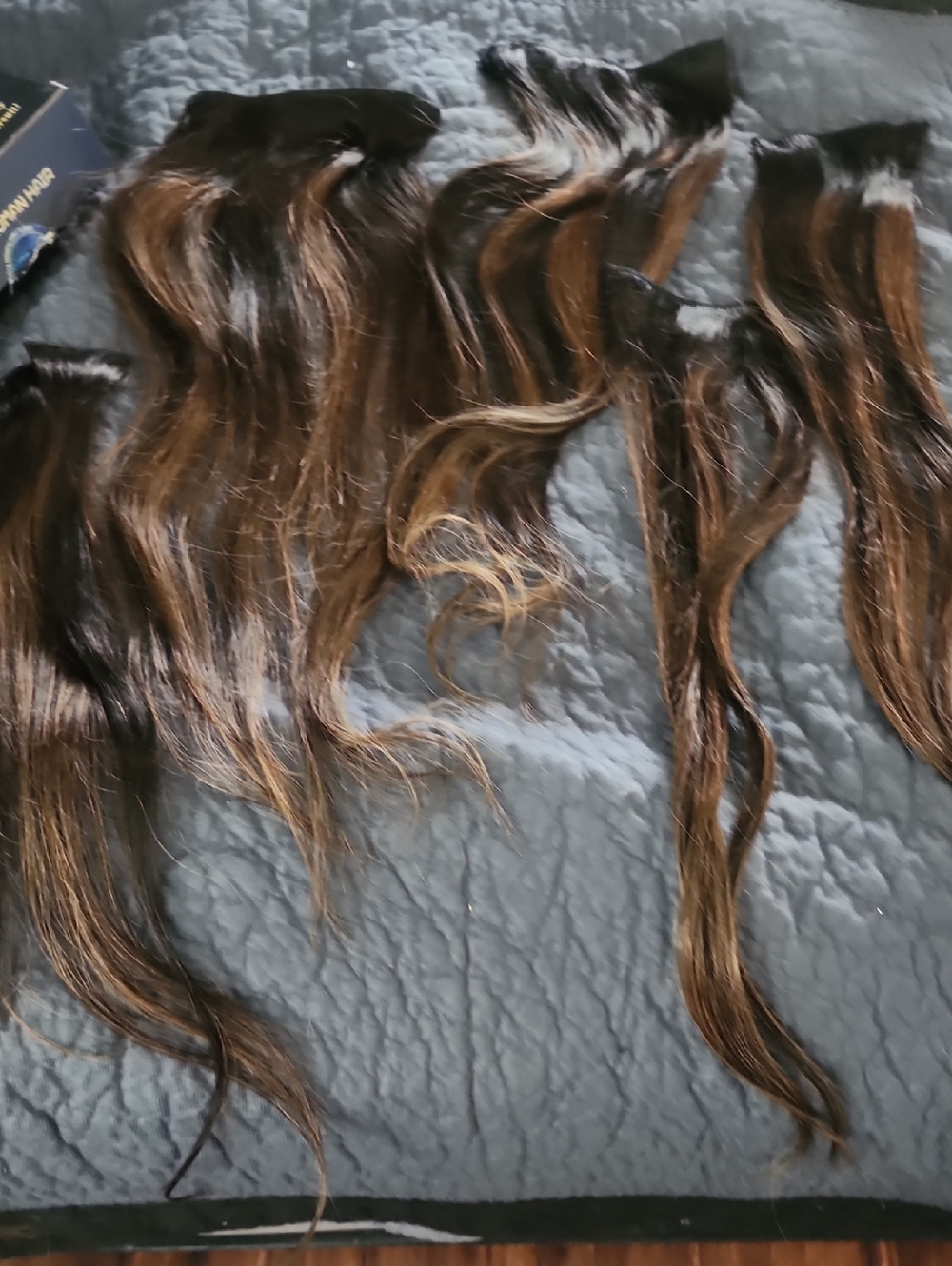 Soft Brown Clip-In Hair Extensions – Natural Dark Brown with Subtle Highlights